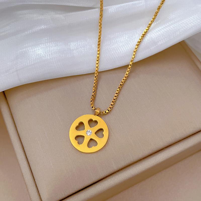 Round Flower Personalized Minimalist Wind Stove Real Gold Necklace Female Collarbone Chain With
Round Flower Personalized Minimalist Wind Stove Real Gold Necklace Female Collarbone Chain With