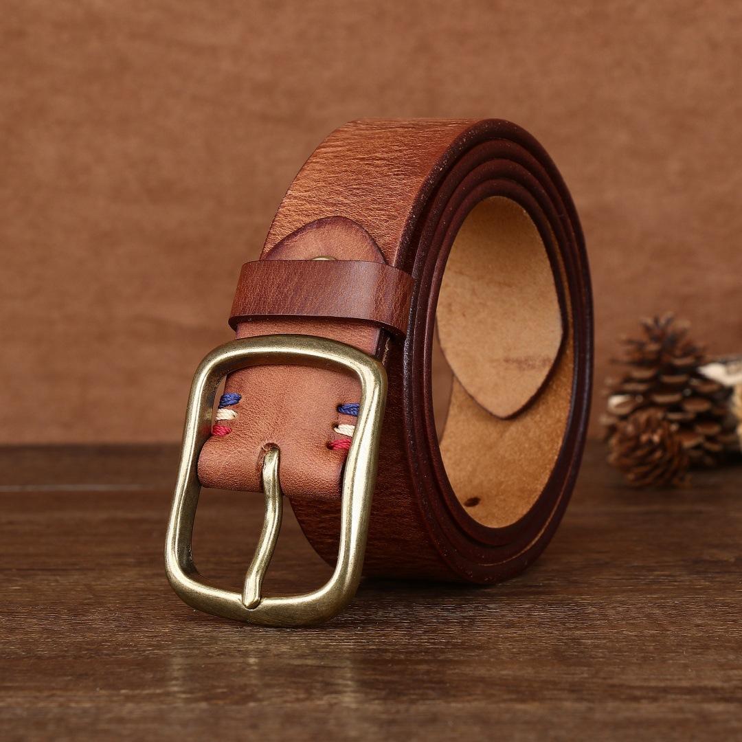 3.8Cm Men S Belt Thickened 5.0Mm Genuine Leather First Layer Cowhide Fashionable Retro Old Washed Belt Cross-Border 105cm Темно-синій
3.8Cm Men S Belt Thickened 5.0Mm Genuine Leather First Layer Cowhide Fashionable Retro Old Washed Belt Cross-Border 105cm Темно-синій