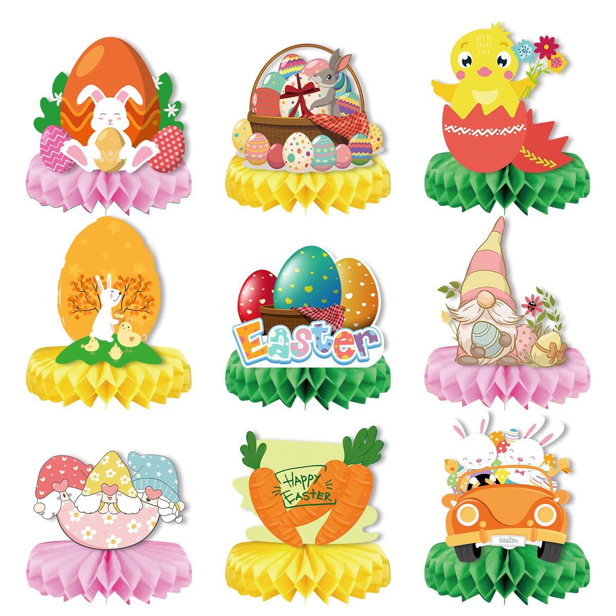 Easter Paper Honeycomb Ball Bunny Egg Ornament Set DIY Pendant Supplies For Home Festival Party Kindergarden Shopping Mall Decoration Kids Gift
Easter Paper Honeycomb Ball Bunny Egg Ornament Set DIY Pendant Supplies For Home Festival Party Kindergarden Shopping Mall Decoration Kids Gift