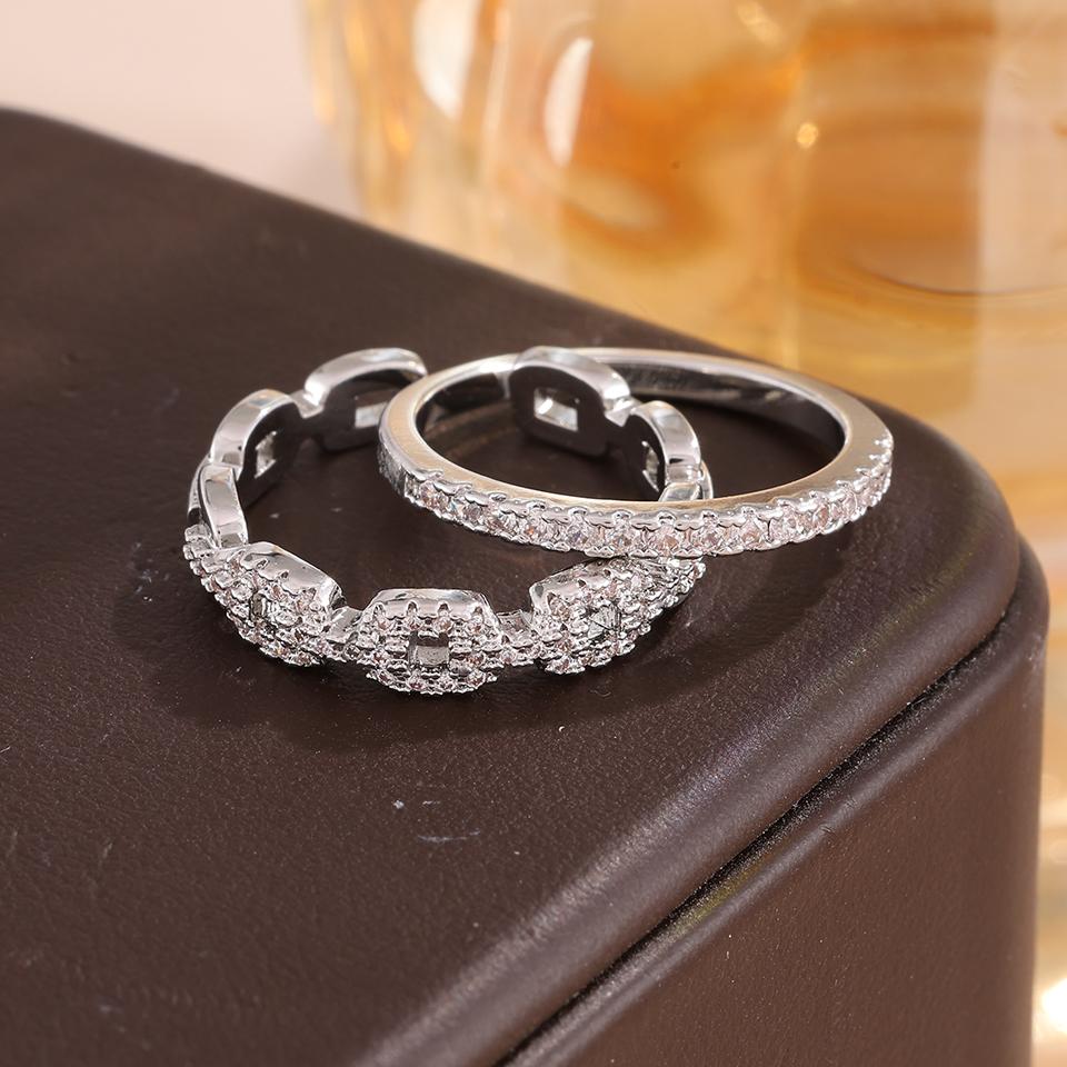 ZAKOL Exquisite Sparkling Zircon Engagement Ring Geometric Hollow Design Bridal Wedding Band Zircon Gift 2026 New 8
ZAKOL Exquisite Sparkling Zircon Engagement Ring Geometric Hollow Design Bridal Wedding Band Zircon Gift 2026 New 8