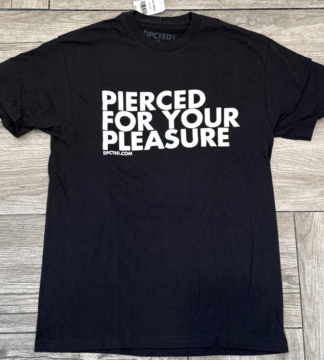 Pierced for Your Pleasure Vintage DPCTED Tee NEW OLD STOCK T-Shirt Size Medium L
Pierced for Your Pleasure Vintage DPCTED Tee NEW OLD STOCK T-Shirt Size Medium L