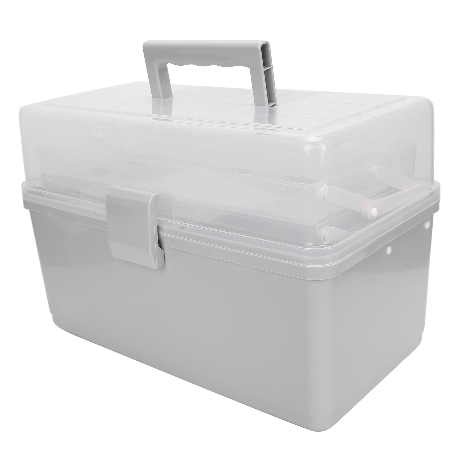 Multifunctional 3‑Layer Storage Box Transparent Gray Case Container For Handicrafts Cosmetics
Multifunctional 3‑Layer Storage Box Transparent Gray Case Container For Handicrafts Cosmetics