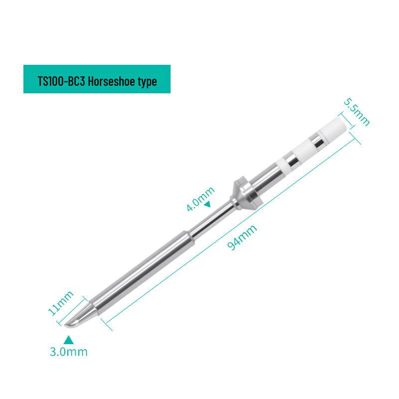 Multi-Temp Portable TS100/101 Soldering Iron with Repair, Horseshoe, and Pointed Tips
Multi-Temp Portable TS100/101 Soldering Iron with Repair, Horseshoe, and Pointed Tips