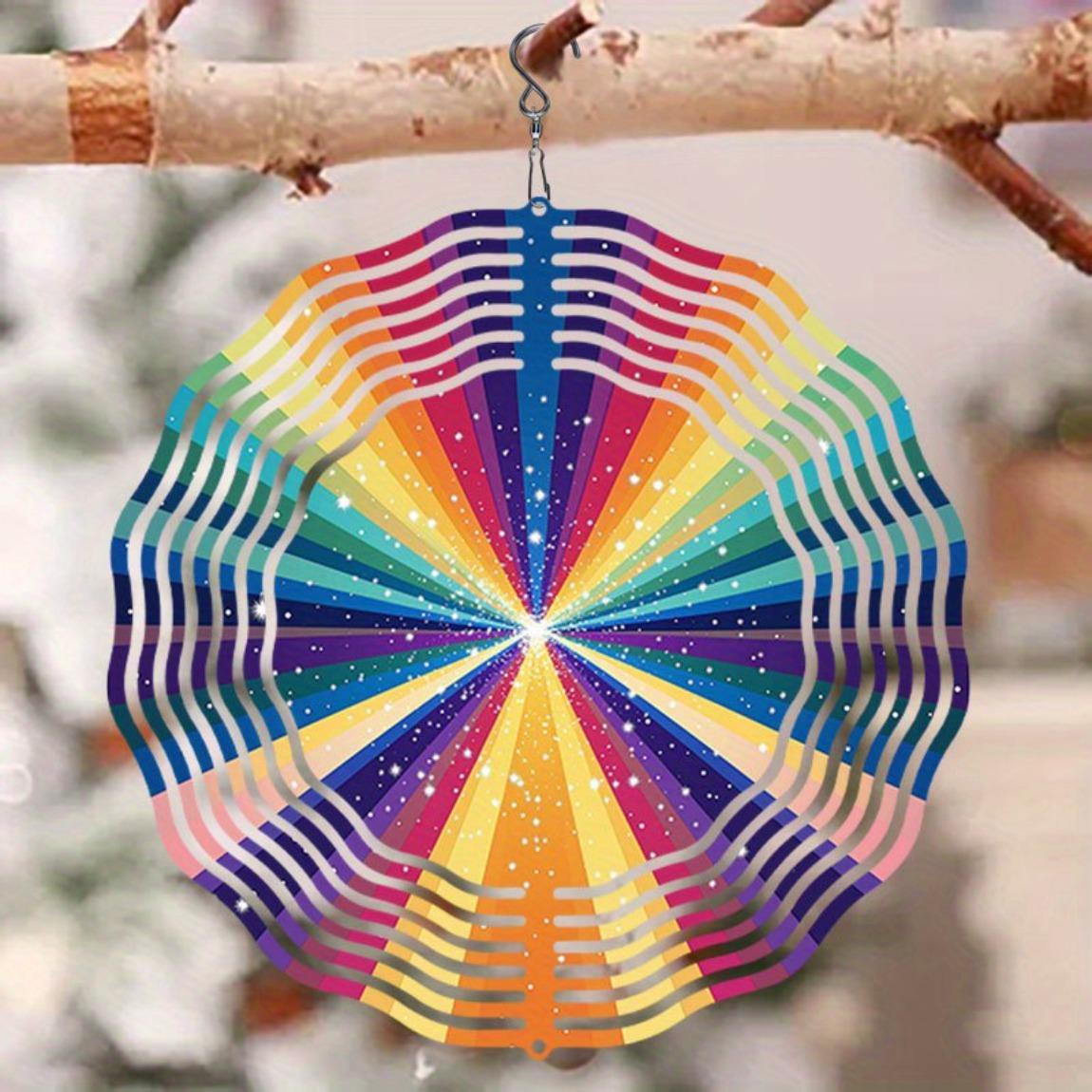 Vibrant Metal Wind Spinner for Outdoor Decor – Colorful Swirl Design, Dual-Directional Spinning Garden Art, Weather-Resistant Patio/Yard Ornament 01A
Vibrant Metal Wind Spinner for Outdoor Decor – Colorful Swirl Design, Dual-Directional Spinning Garden Art, Weather-Resistant Patio/Yard Ornament 01A