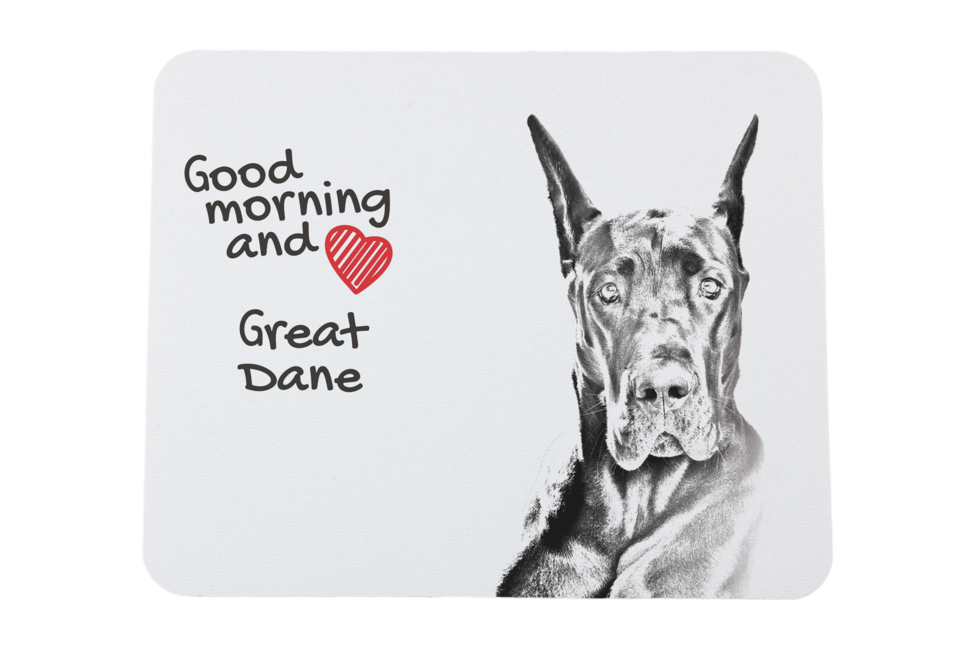 Great Dane - mouse pad with print, personalized dog-themed mouse pad, unique gadget for an office worker by Art-Dog brand білий
Great Dane - mouse pad with print, personalized dog-themed mouse pad, unique gadget for an office worker by Art-Dog brand білий
