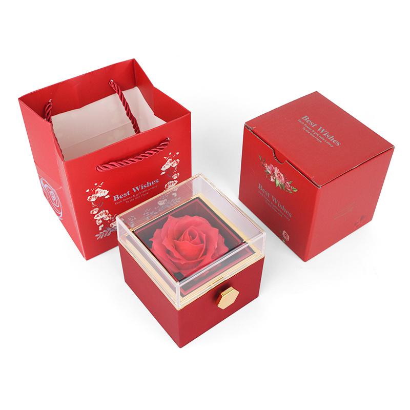 Valentine s Day Rose Surprise Rotating Jewelry Gift Box with Ring and Necklace
Valentine s Day Rose Surprise Rotating Jewelry Gift Box with Ring and Necklace