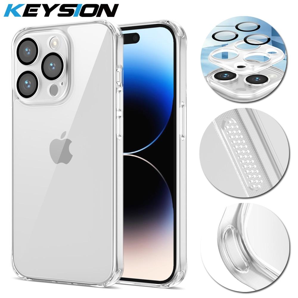 Роскошный чехол KEYSION из закаленного стекла для iPhone 15 Pro Max 15 Plus 14 13 12 Pro Max, прозрачный чехол для телефона с защитой камеры
Роскошный чехол KEYSION из закаленного стекла для iPhone 15 Pro Max 15 Plus 14 13 12 Pro Max, прозрачный чехол для телефона с защитой камеры