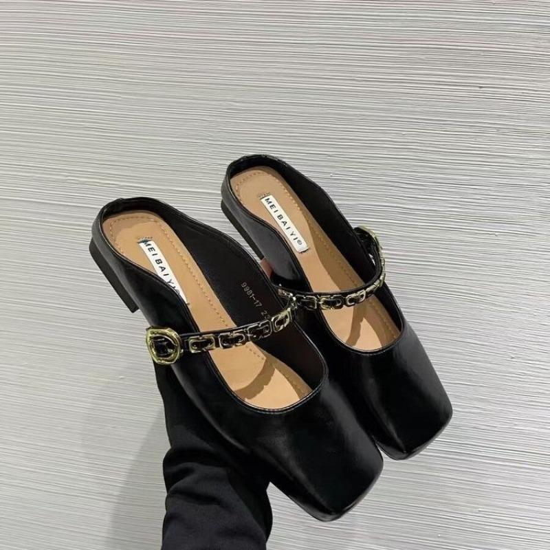 Модные весенние новые туфли на плоской подошве, женская мода, квадратный носок, неглубокий вырез, металлическая цепочка, мягкая подошва, противоскользящие, износостойкие тапочки 40 чёрный
Модные весенние новые туфли на плоской подошве, женская мода, квадратный носок, неглубокий вырез, металлическая цепочка, мягкая подошва, противоскользящие, износостойкие тапочки 40 чёрный