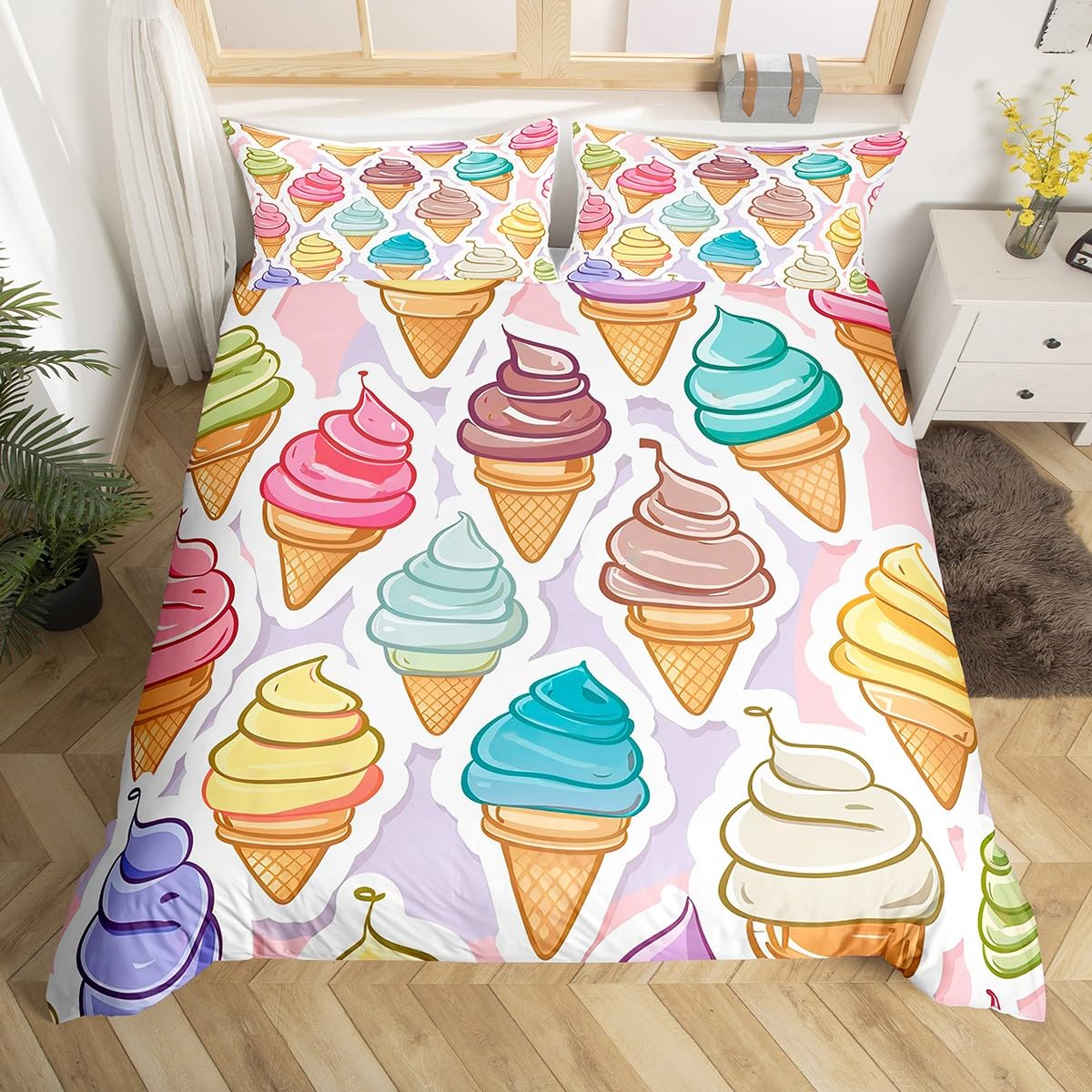 Comforter Ice Cream Queen Size S For Boys Girls 3Pcs 1 2 S Lightweight Down Comforter (quilt)-EU Single(135*200cm)3pcs
Comforter Ice Cream Queen Size S For Boys Girls 3Pcs 1 2 S Lightweight Down Comforter (quilt)-EU Single(135*200cm)3pcs