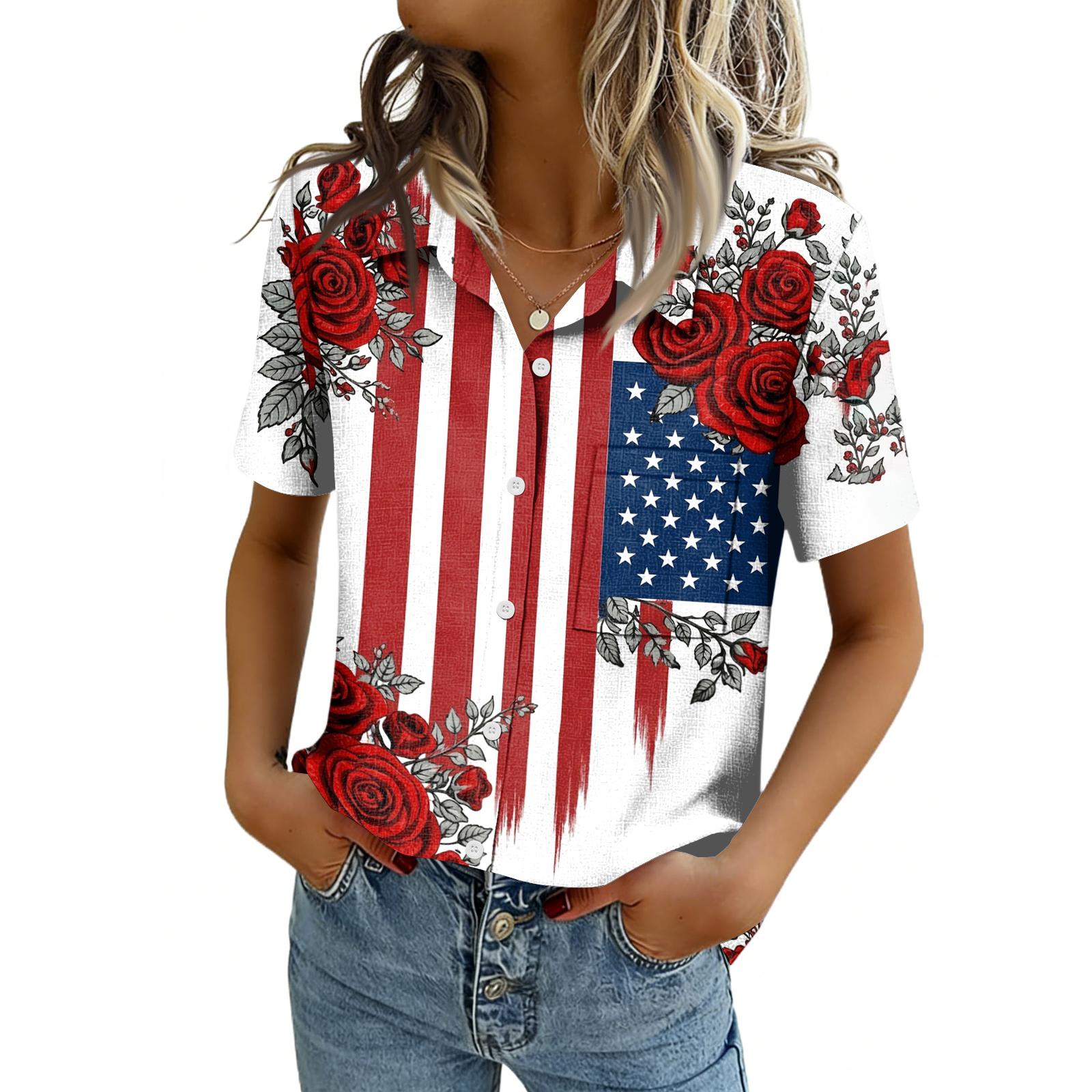 Women Blouses Short Sleeve Button Down Shirts Business Casual Dressy Work Tops Summer Spring Clothes XL білий
Women Blouses Short Sleeve Button Down Shirts Business Casual Dressy Work Tops Summer Spring Clothes XL білий