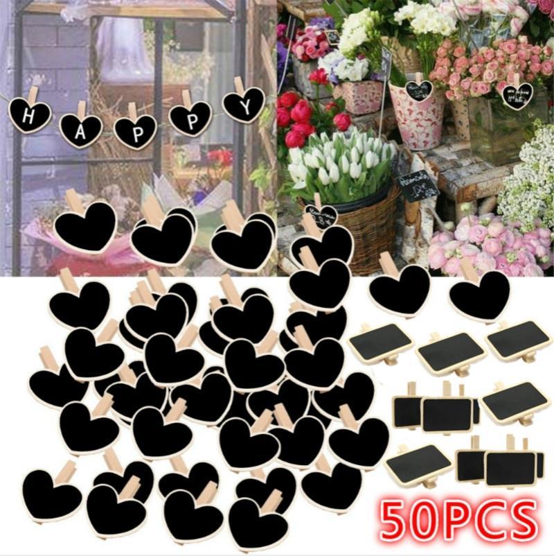 50Pcs Hanging Wooden Blackboard Message Chalkboard Clips Tags Number Price Label Heart Shaped DIY Craft Rectangle
50Pcs Hanging Wooden Blackboard Message Chalkboard Clips Tags Number Price Label Heart Shaped DIY Craft Rectangle