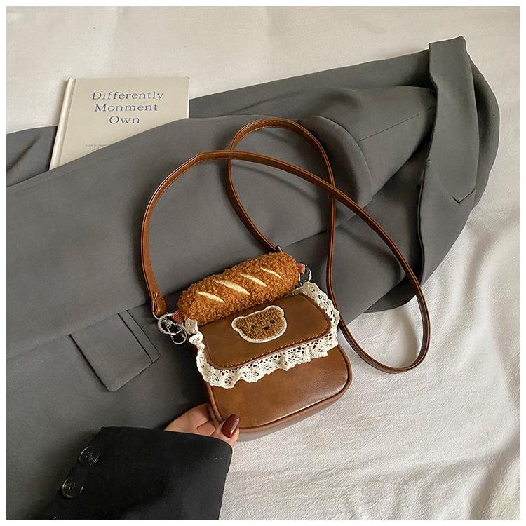 Autumn new new sweet small flower lace lace handbag high-value simple mini crossbody bag коричневий
Autumn new new sweet small flower lace lace handbag high-value simple mini crossbody bag коричневий
