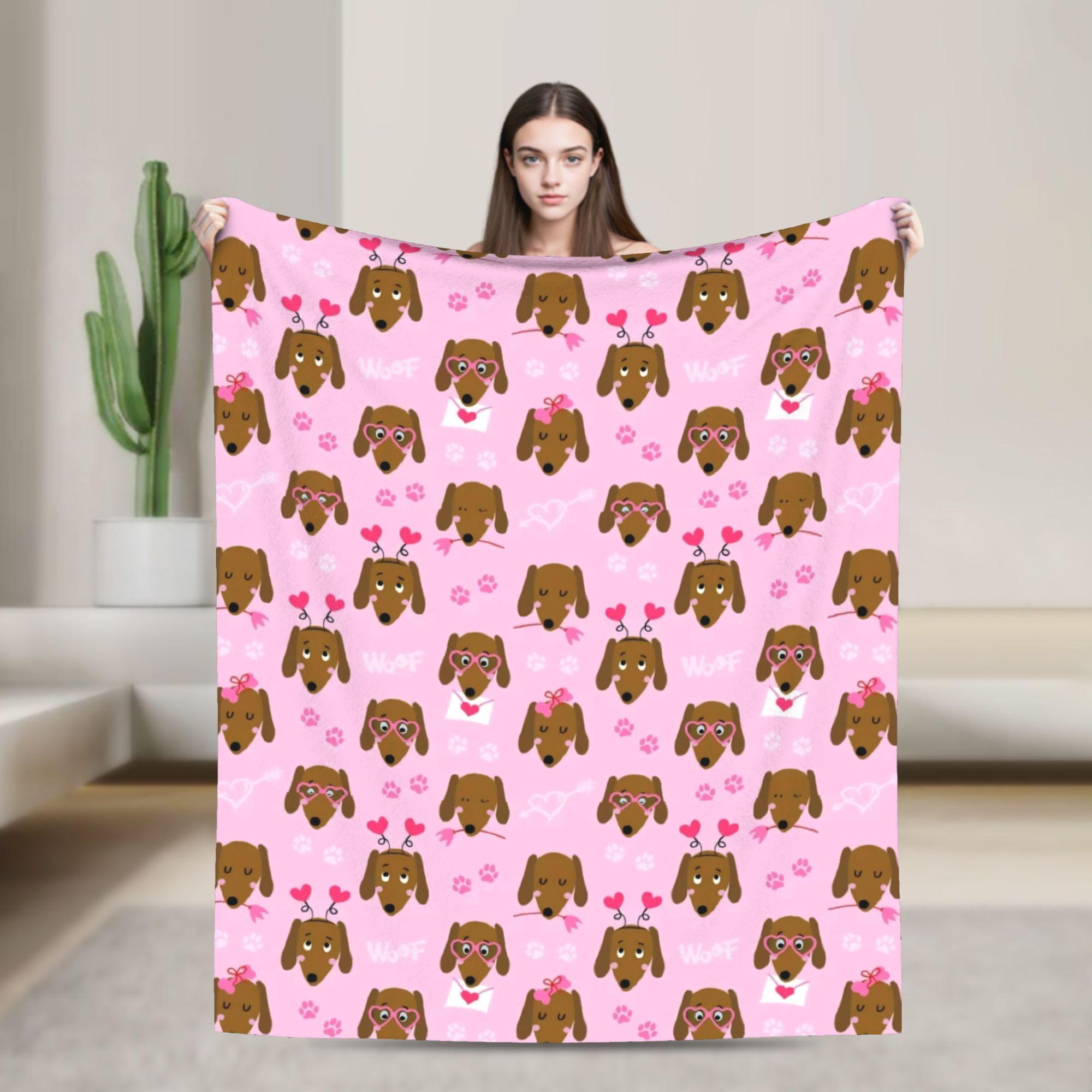 Dachshund Blanket Christmas Dogs Animal Flannel Funny Soft Throw Blanket for Bed Sofa Spring Autumn 100x150cm
Dachshund Blanket Christmas Dogs Animal Flannel Funny Soft Throw Blanket for Bed Sofa Spring Autumn 100x150cm