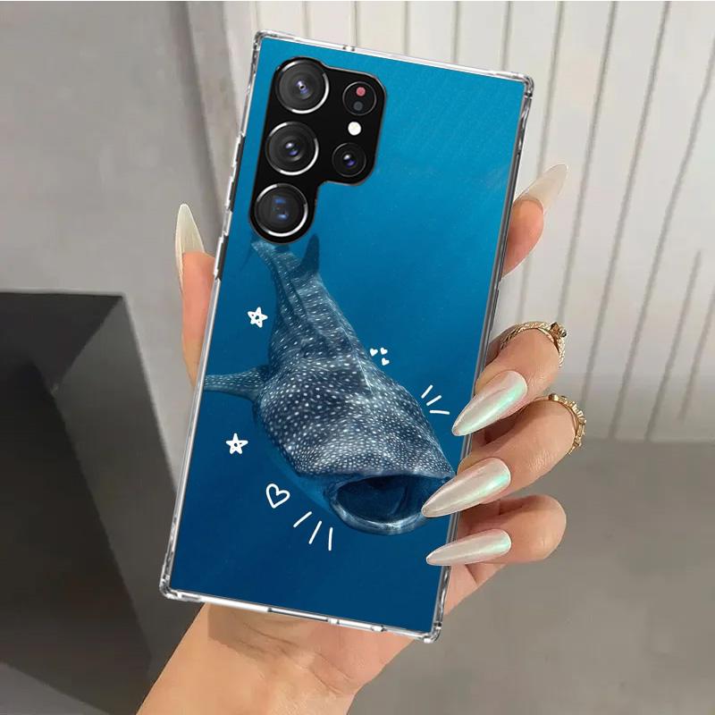 Чехол для телефона с китовой акулой для Samsung Galaxy S26 S24 S23 Ultra S25 Edge S22 S21 Plus S20 FE + Мягкий чехол с принтом Funda Galaxy S Samsung S23
Чехол для телефона с китовой акулой для Samsung Galaxy S26 S24 S23 Ultra S25 Edge S22 S21 Plus S20 FE + Мягкий чехол с принтом Funda Galaxy S Samsung S23