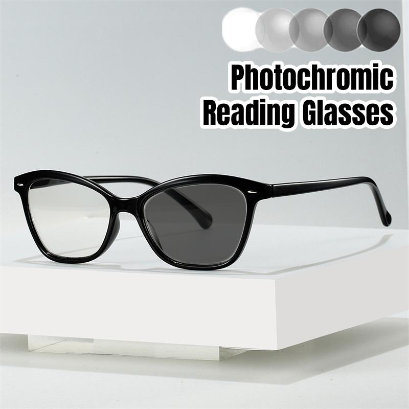 Fashionable Cat Eyes Photochromic Reading Glasses Comfortable High-definition Eyewear Blue Light Blocking Eye Protection Glasses
Fashionable Cat Eyes Photochromic Reading Glasses Comfortable High-definition Eyewear Blue Light Blocking Eye Protection Glasses
