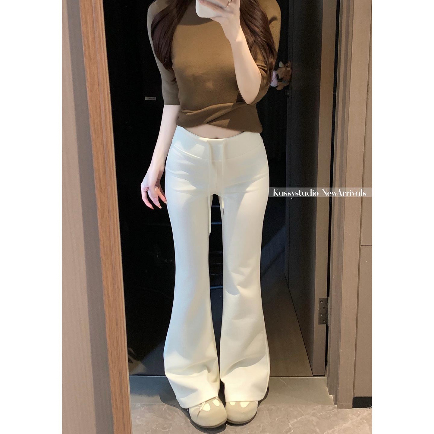Spring Women s Coffee-Colored High-Waisted Micro-Flare Bell-Bottom Pants - Slim-Fitting, Floor-Length, Leg-Lengthening, Versatile Casual Wear Large абрикосовий
Spring Women s Coffee-Colored High-Waisted Micro-Flare Bell-Bottom Pants - Slim-Fitting, Floor-Length, Leg-Lengthening, Versatile Casual Wear Large абрикосовий