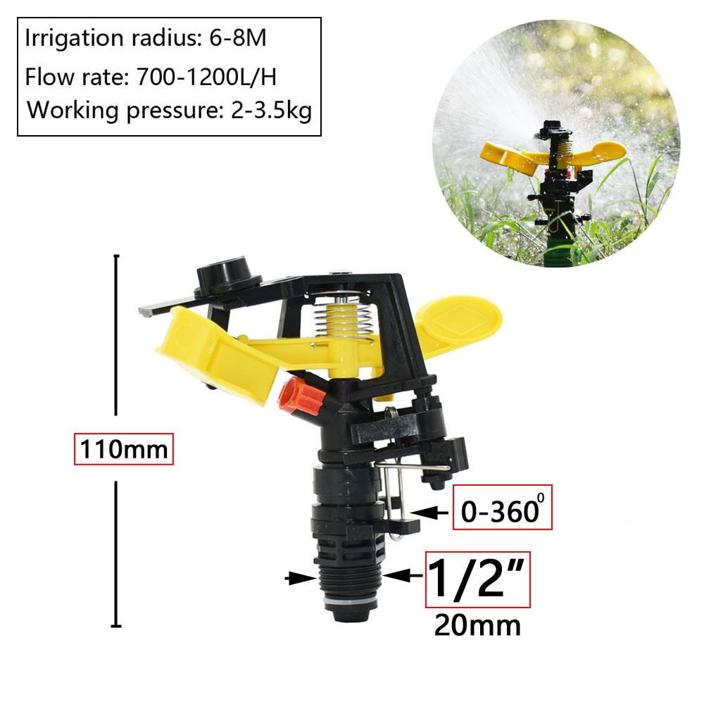 1/2 Male Thread Rotating Jet Sprinklers Rocker Nozzles For Garden Farm Drip Irrigation Sprinklers
1/2 Male Thread Rotating Jet Sprinklers Rocker Nozzles For Garden Farm Drip Irrigation Sprinklers