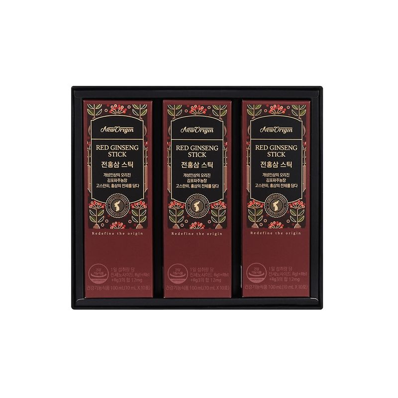 New Origin of Red Ginseng Stick 10ml x 30ct
New Origin of Red Ginseng Stick 10ml x 30ct