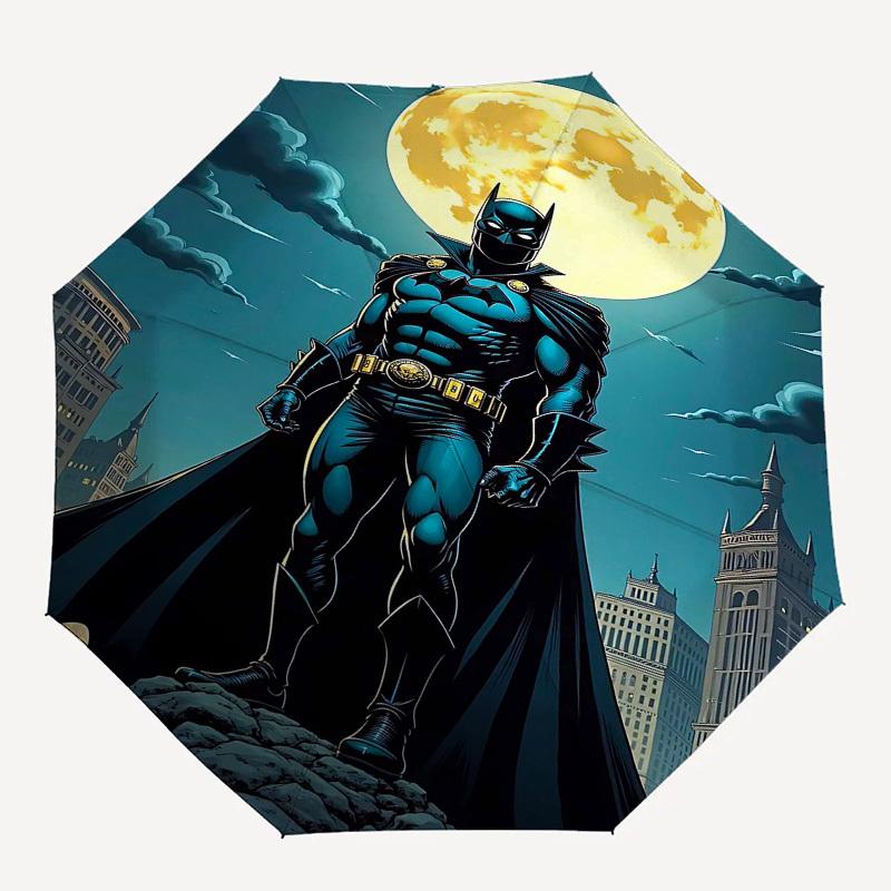 1pc Batman full moon Automatic Folding Umbrella - Compact 8-Rib Design, Durable Plastic & Iron1265L
1pc Batman full moon Automatic Folding Umbrella - Compact 8-Rib Design, Durable Plastic & Iron1265L