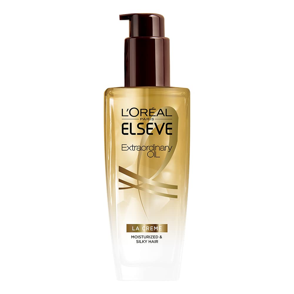 L Oreal Paris Elsev Hair Cream La Creme Extra Rich Finish (Leave-in hair treatment) (Moisturizes and keeps hair smooth) 100g
L Oreal Paris Elsev Hair Cream La Creme Extra Rich Finish (Leave-in hair treatment) (Moisturizes and keeps hair smooth) 100g