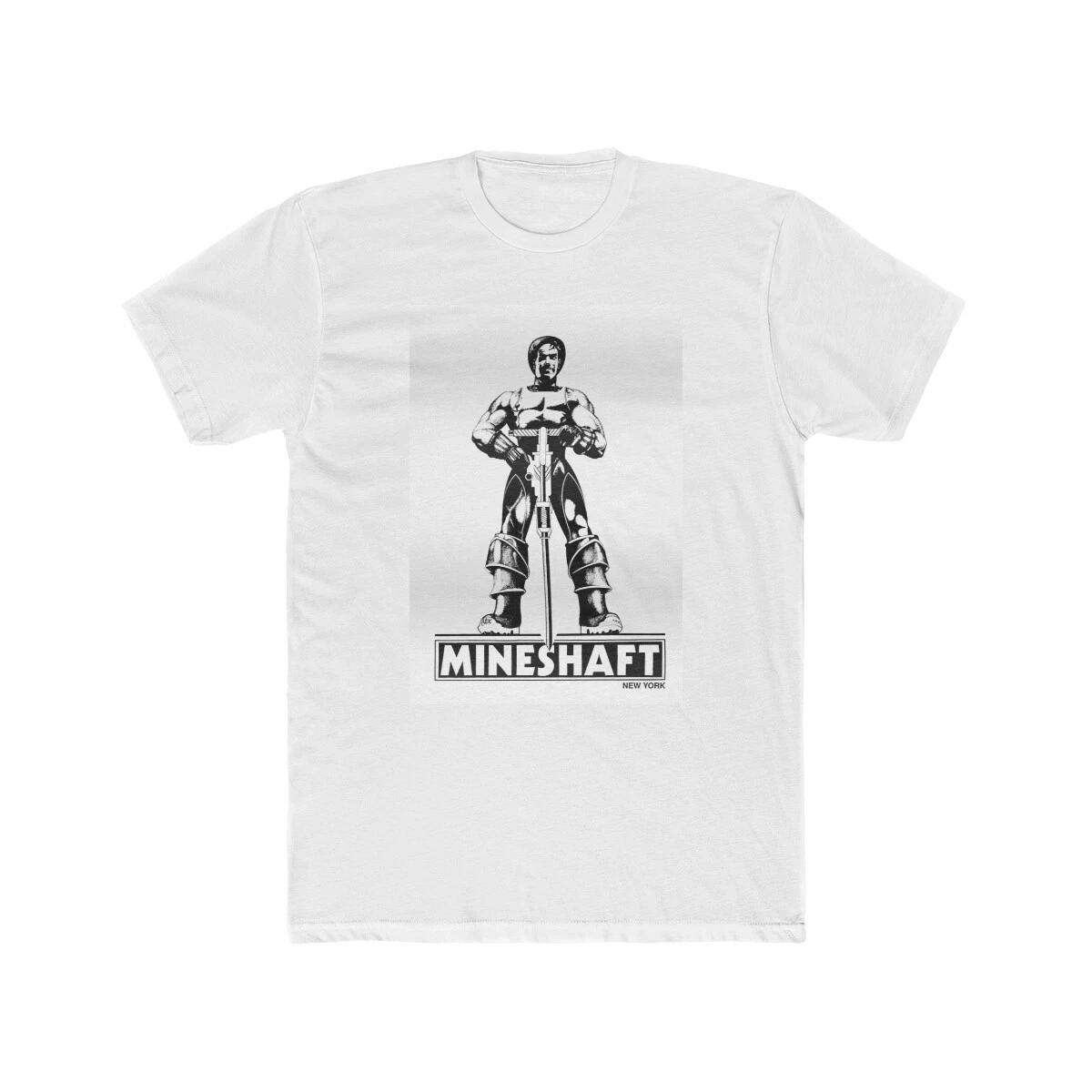 MINESHAFT NYC Leather Gay Bar Men s Cotton Crew Tee L
MINESHAFT NYC Leather Gay Bar Men s Cotton Crew Tee L