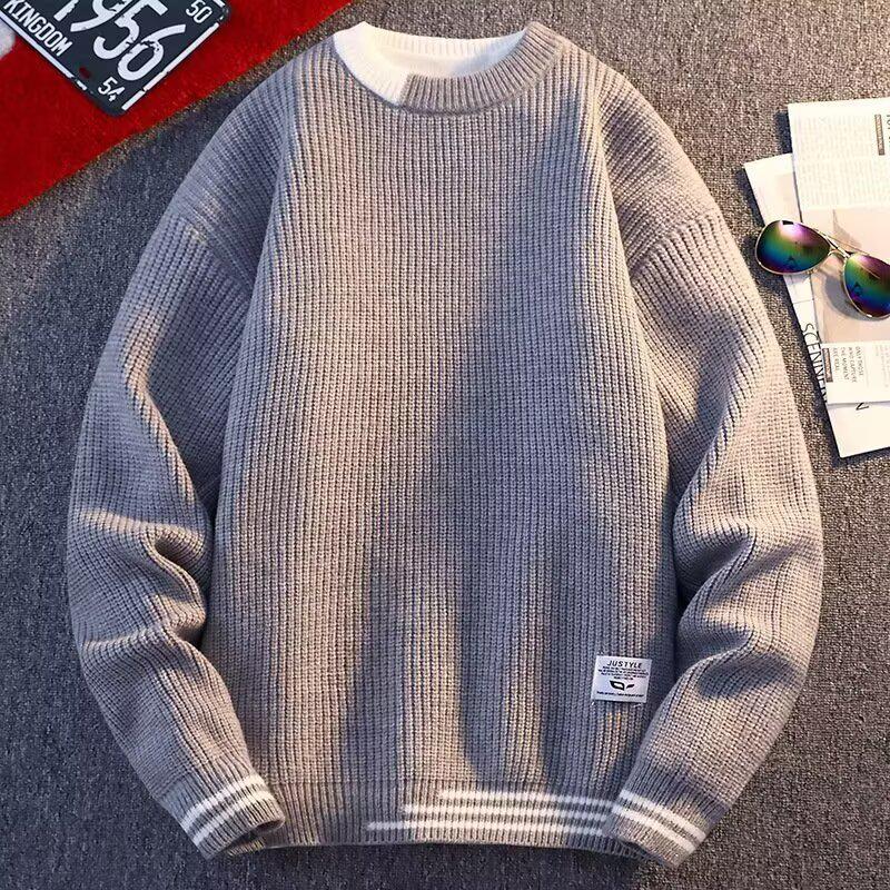 Men s Autumn/Winter Thick Contrast Color Knit Sweater Extra Large
Men s Autumn/Winter Thick Contrast Color Knit Sweater Extra Large