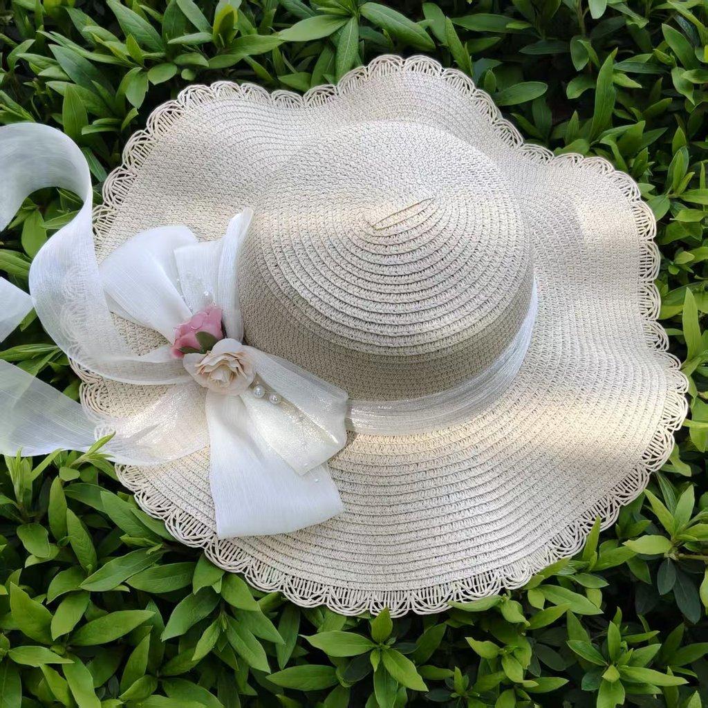 Summer Straw Sun Hat For Women With Lace Design And Flower Pattern Perfect For Beach And Outdoor Activities
Summer Straw Sun Hat For Women With Lace Design And Flower Pattern Perfect For Beach And Outdoor Activities