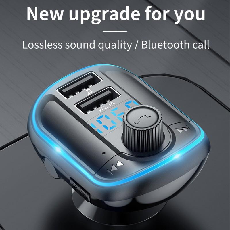 Автомобильный Mp3-плеер с двойным USB-зарядным устройством и окружающим освещением Автомобильный Bluetooth Hands-Free FM-передатчик с шумоподавлением HD-вызов
Автомобильный Mp3-плеер с двойным USB-зарядным устройством и окружающим освещением Автомобильный Bluetooth Hands-Free FM-передатчик с шумоподавлением HD-вызов