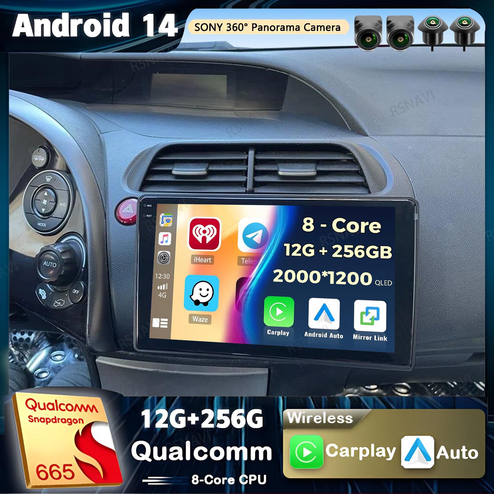 Android 14 Carplay Car Radio For Honda Civic Hatchback 2006- 2011 Multimedia Video Player Navigation GPS Stereo 2Din DVD WIFI+4G
Android 14 Carplay Car Radio For Honda Civic Hatchback 2006- 2011 Multimedia Video Player Navigation GPS Stereo 2Din DVD WIFI+4G
