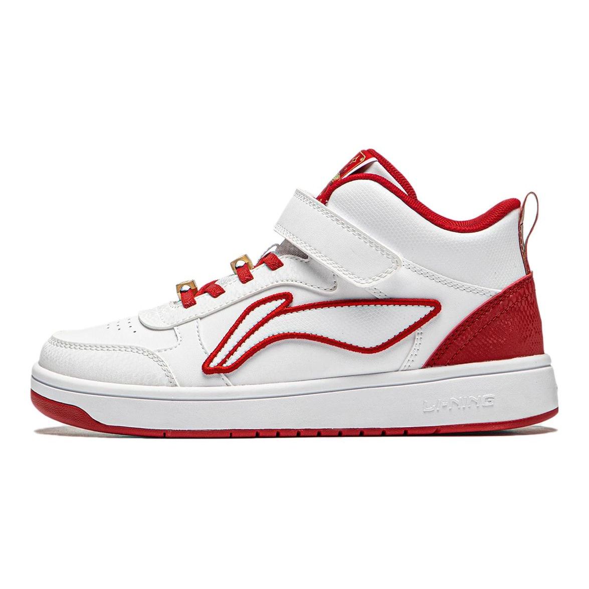 Кроссовки для скейтбординга Li Ning Kids, нескользящие, среднего размера, детские, белые, красные, YKCS184-9 33
Кроссовки для скейтбординга Li Ning Kids, нескользящие, среднего размера, детские, белые, красные, YKCS184-9 33