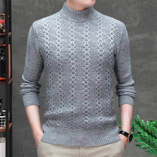 Fall Winter Sweater Half high Collar Long Sleeve Knitted Thick Warm Elastic Slim Fit Solid Color Soft Pullover Anti shrink Men Daily Sweater M кофейный
Fall Winter Sweater Half high Collar Long Sleeve Knitted Thick Warm Elastic Slim Fit Solid Color Soft Pullover Anti shrink Men Daily Sweater M кофейный