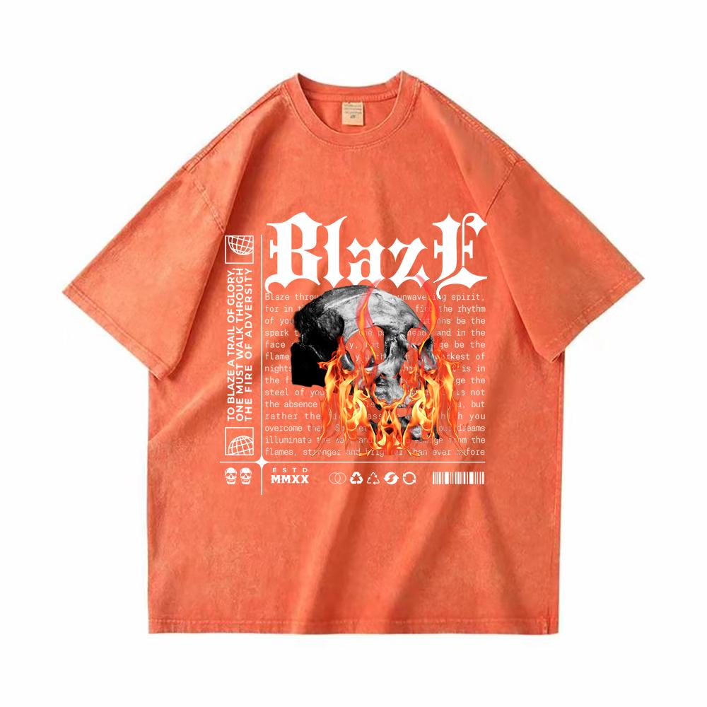 Мужские винтажные футболки из плотного хлопка, футболка Blaze с цифровой печатью в стиле хип-хоп, ретро-панк, уличная футболка
Мужские винтажные футболки из плотного хлопка, футболка Blaze с цифровой печатью в стиле хип-хоп, ретро-панк, уличная футболка