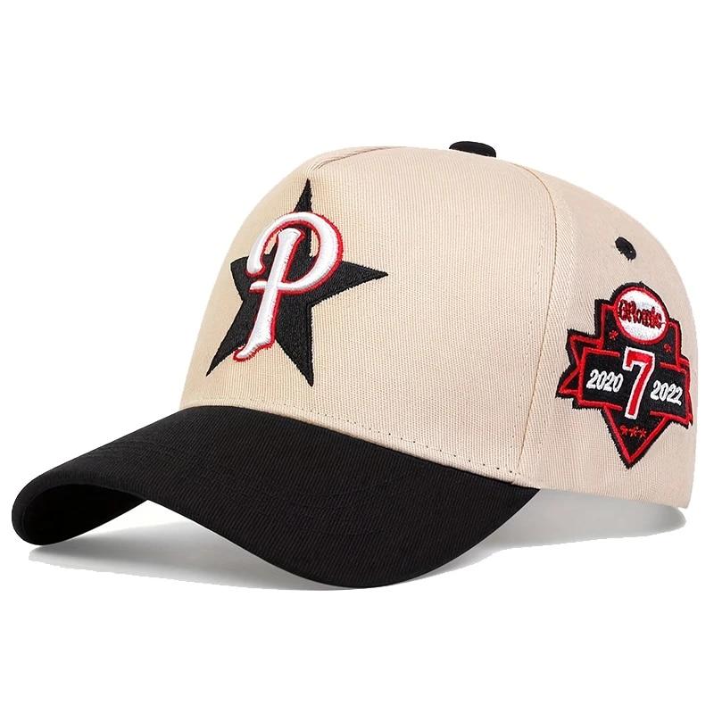 Unisex Five Pointed Star P Letter Embroidery Side 7 Baseball Caps Spring Autumn Outdoor Adjustable Casual Hats Sunscreen Hat
Unisex Five Pointed Star P Letter Embroidery Side 7 Baseball Caps Spring Autumn Outdoor Adjustable Casual Hats Sunscreen Hat