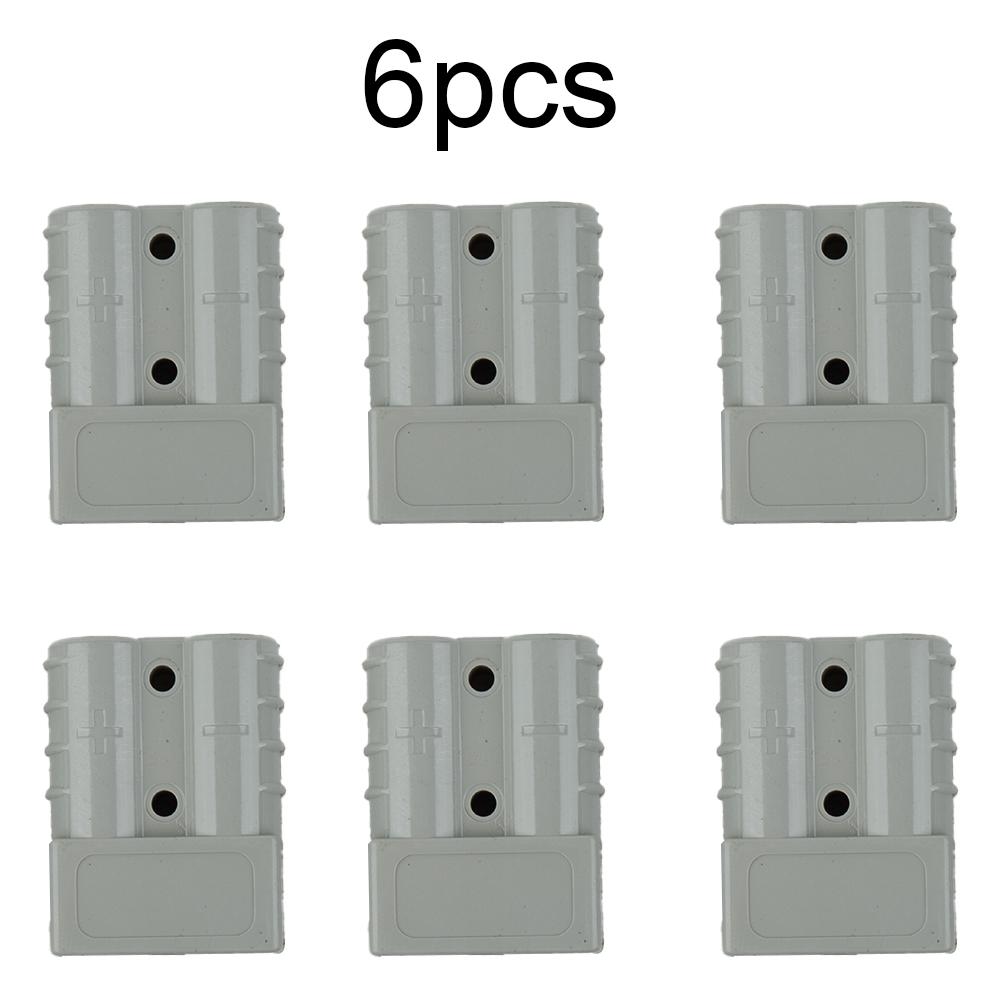 6PCS 50 Amp Connectors 6AWG 12 24V DC Power Connectors with Gender Design for Simplified Assembly and Inventory сірий колір
6PCS 50 Amp Connectors 6AWG 12 24V DC Power Connectors with Gender Design for Simplified Assembly and Inventory сірий колір