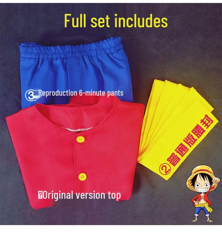 Костюм для косплея Луффи для детей - One Piece L
Костюм для косплея Луффи для детей - One Piece L