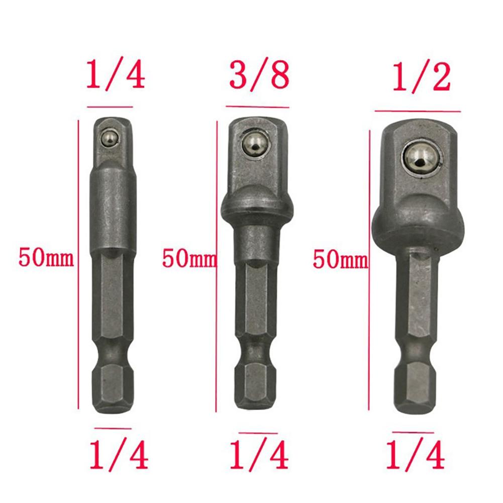3PcsSet Chrome Vanadium Steel Socket Adapter Hex Shank 14in 38in 12in Extension Drill Bits Bar
3PcsSet Chrome Vanadium Steel Socket Adapter Hex Shank 14in 38in 12in Extension Drill Bits Bar
