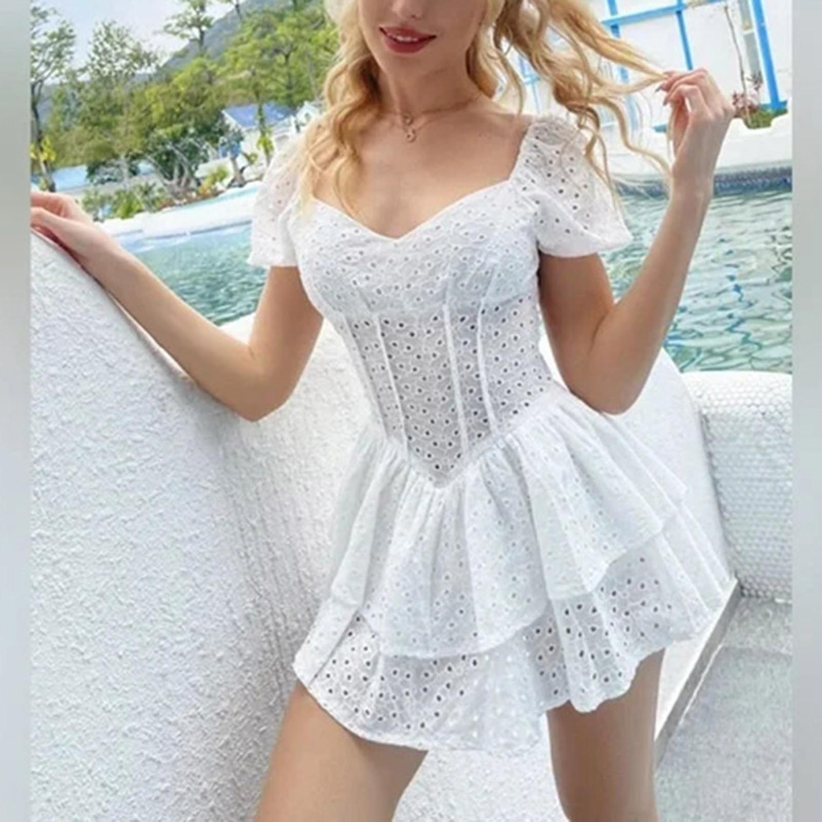 Женская мода сексуальные двухслойные платья с квадратным вырезом и рукавами-пузырьками L
Женская мода сексуальные двухслойные платья с квадратным вырезом и рукавами-пузырьками L