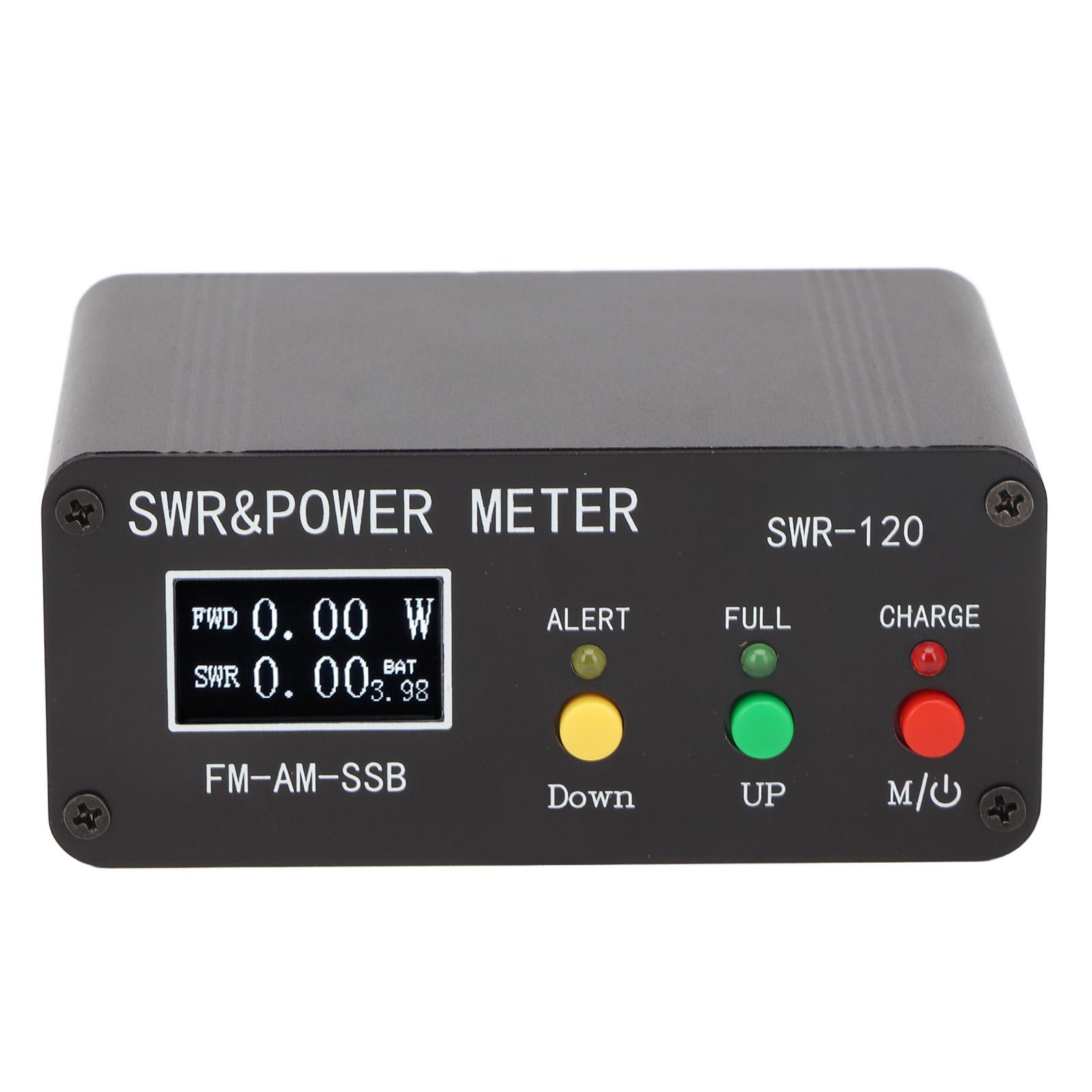 SWR 120 Вимірювач стоячої хвилі Короткохвильовий 1.8MHz‑50MHz 120W Цифровий дисплей FM AM CW SSB КСХ Потужність
SWR 120 Вимірювач стоячої хвилі Короткохвильовий 1.8MHz‑50MHz 120W Цифровий дисплей FM AM CW SSB КСХ Потужність