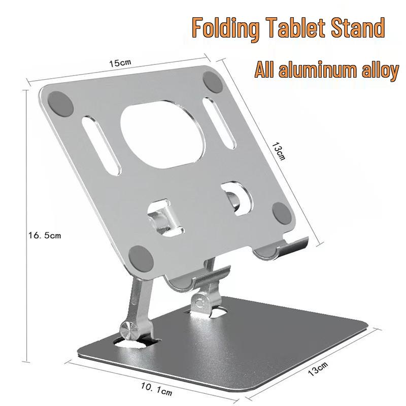 Вращающаяся на 360° алюминиевая подставка для планшета: Складной настольный держатель для iPad - Идеально подходит для обучения и просмотра видео Metal Aluminium Alloy-2.0mm Thickness
Вращающаяся на 360° алюминиевая подставка для планшета: Складной настольный держатель для iPad - Идеально подходит для обучения и просмотра видео Metal Aluminium Alloy-2.0mm Thickness