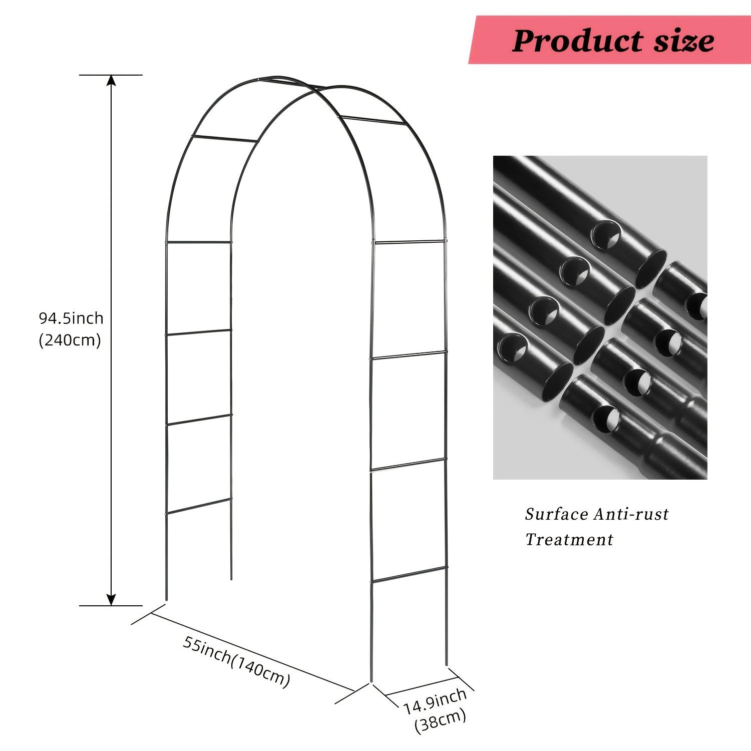 1pc, Metal Garden Arch, Wedding & Event Decoration, Garden Trellis For Climbing Plants, Assemble Freely For Various Climbing L
1pc, Metal Garden Arch, Wedding & Event Decoration, Garden Trellis For Climbing Plants, Assemble Freely For Various Climbing L