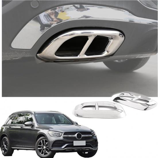 Stainless Steel For Mercedes Benz GLE 350 GLE 450 GLC GLS W167 X253 X167 2020 Car Exterior Muffler Exhaust Pipe Tail Cover Trim Accessories (Glossy Polish silver
Stainless Steel For Mercedes Benz GLE 350 GLE 450 GLC GLS W167 X253 X167 2020 Car Exterior Muffler Exhaust Pipe Tail Cover Trim Accessories (Glossy Polish silver