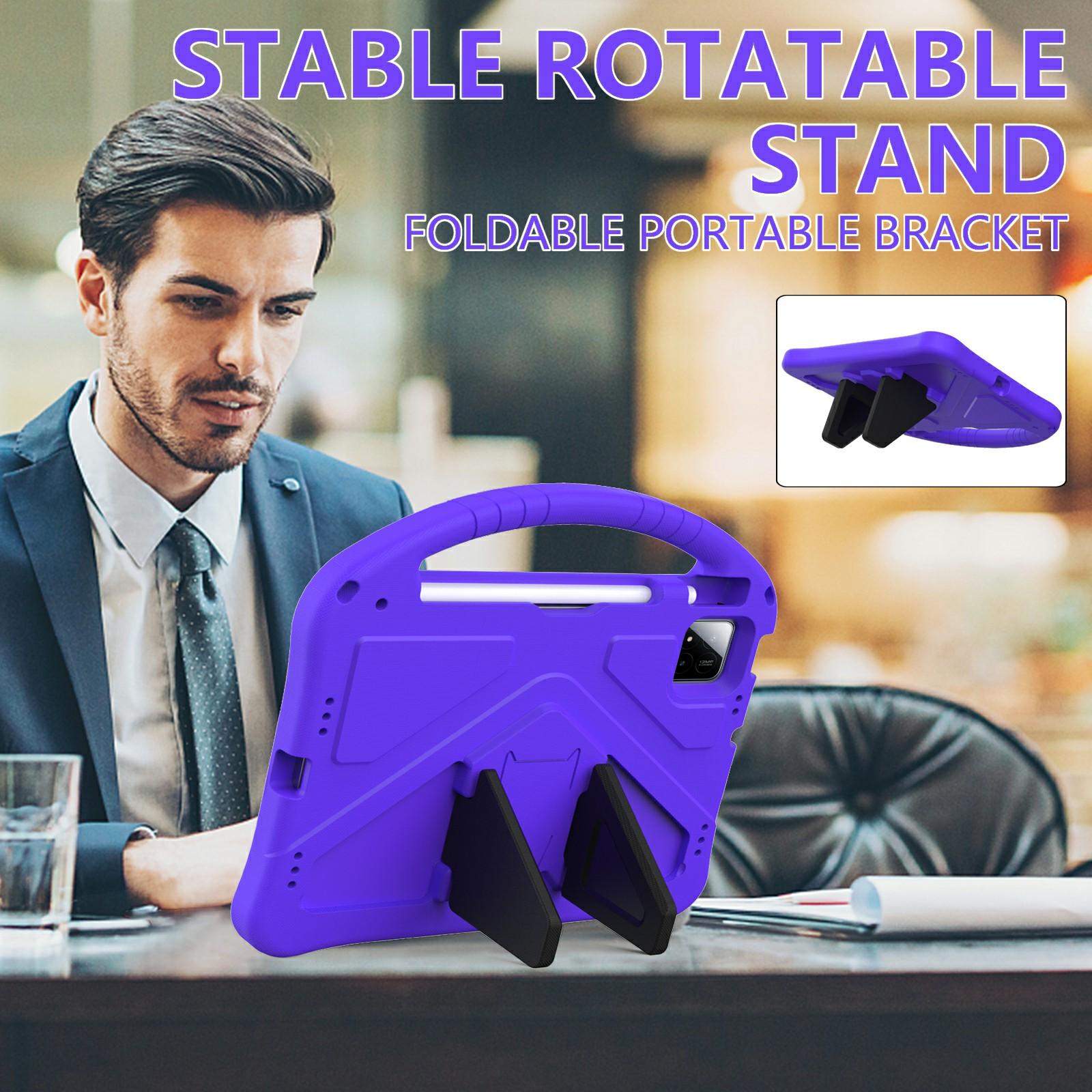 For Xiaomi Pad 7 Pro/Pad 7 Case EVA Tablet Cover with Handle Kickstand Children Friendly Purple
For Xiaomi Pad 7 Pro/Pad 7 Case EVA Tablet Cover with Handle Kickstand Children Friendly Purple