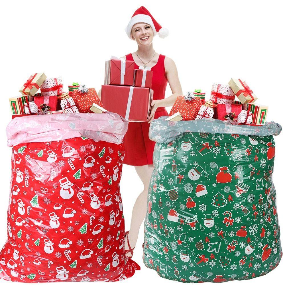 2pcs or 3pcs Christmas Atmosphere Large Drawstring Gift Bag Packing Bags Decoration style 4
2pcs or 3pcs Christmas Atmosphere Large Drawstring Gift Bag Packing Bags Decoration style 4