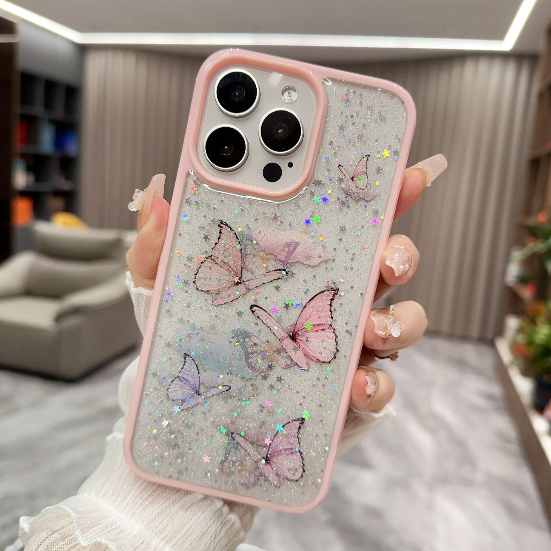 Чехол для мобильного телефона с бабочкой из эпоксидной смолы для iPhone16 Plus/15PROMAX/14/13/12 с блестящей лазерной бумагой iPhone 11 розовый
Чехол для мобильного телефона с бабочкой из эпоксидной смолы для iPhone16 Plus/15PROMAX/14/13/12 с блестящей лазерной бумагой iPhone 11 розовый