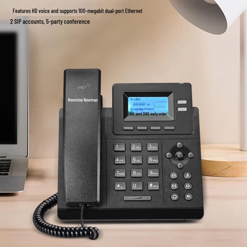 Newman HL2008TSD-218(R) Business IP Phone (CN version)
Newman HL2008TSD-218(R) Business IP Phone (CN version)