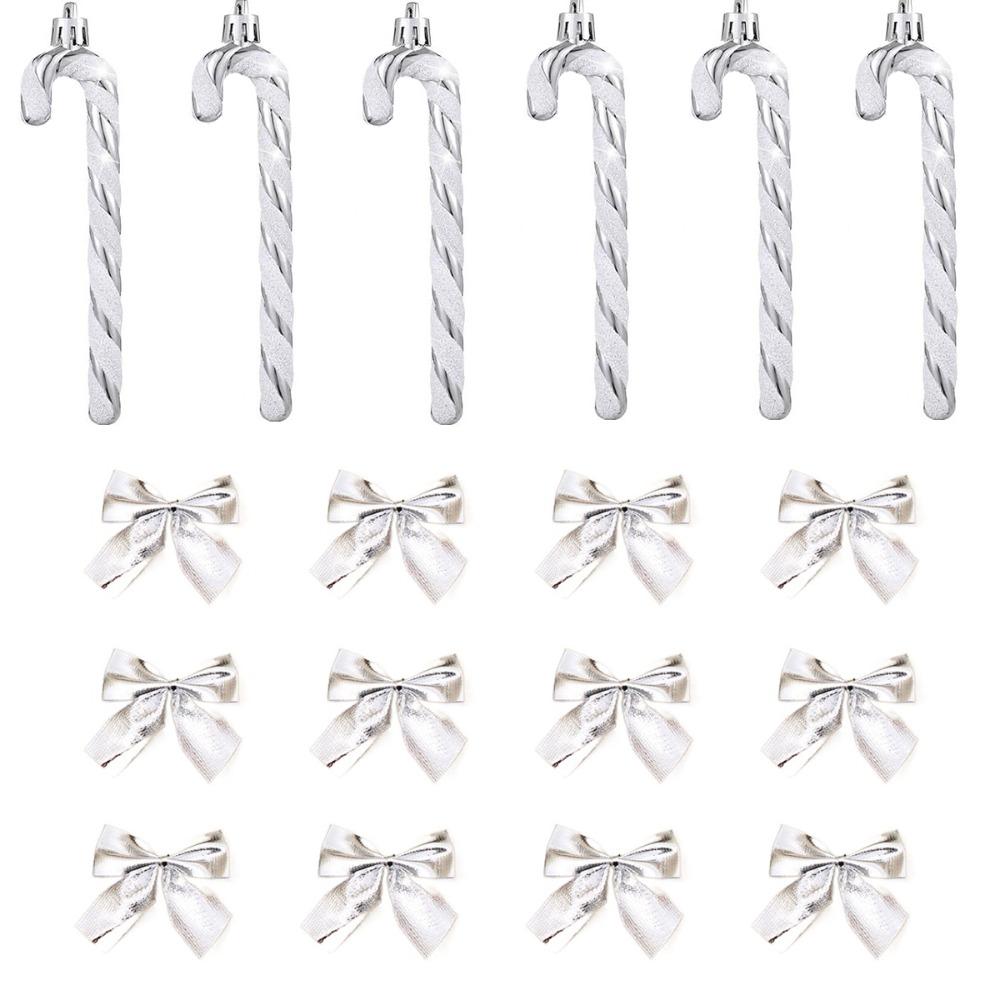 Glitter Christmas Tree Decorations Bowknot Design DIY Ornaments Christmas Party Decor Bows Xmas Tree Ornaments Decoration срібний
Glitter Christmas Tree Decorations Bowknot Design DIY Ornaments Christmas Party Decor Bows Xmas Tree Ornaments Decoration срібний