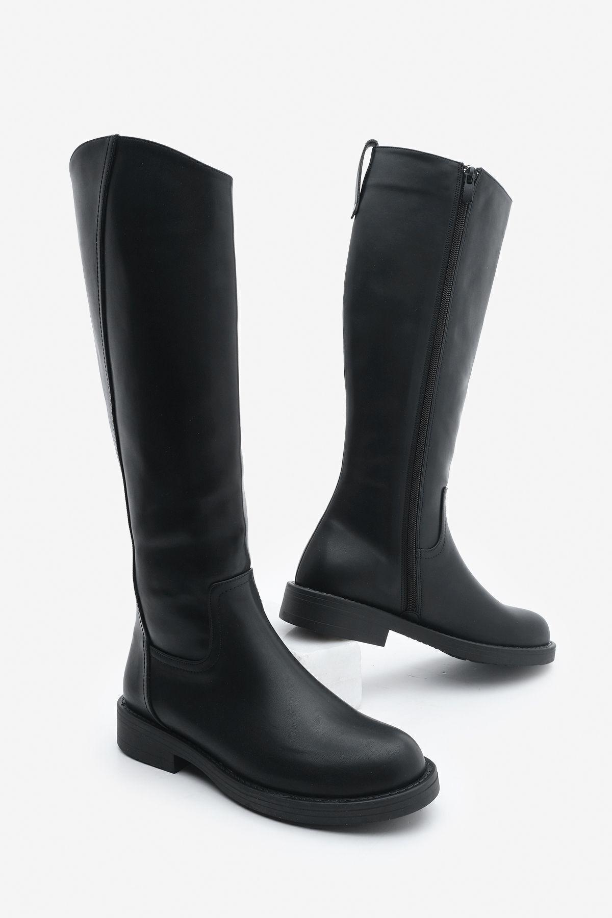 Women Modern Stylish Fashion Boots Boots Faux Leather Side Zipper Casual Boots Sirante Black 36
Women Modern Stylish Fashion Boots Boots Faux Leather Side Zipper Casual Boots Sirante Black 36