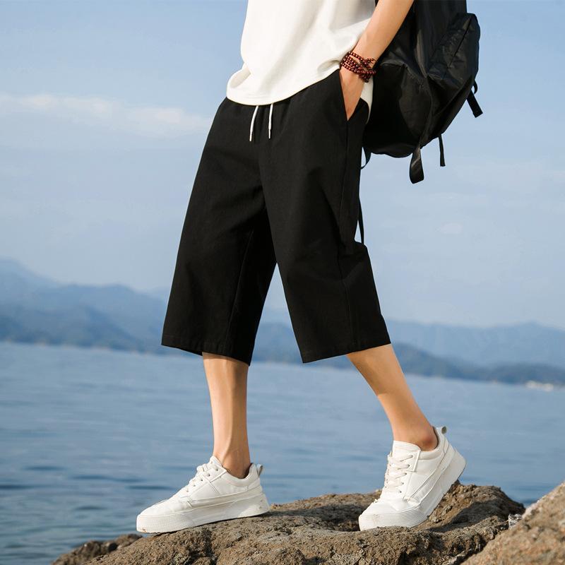 Льняные брюки, летние мужские шорты, повседневные брюки из хлопка и льна, укороченные брюки в китайском стиле M чёрный
Льняные брюки, летние мужские шорты, повседневные брюки из хлопка и льна, укороченные брюки в китайском стиле M чёрный