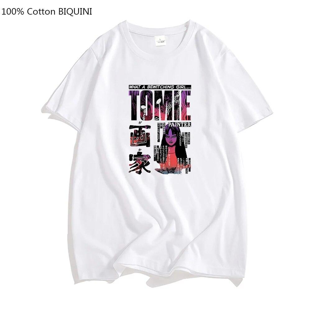 Junji Ito Unisexiac Tomic Painter Большие футболки Модные футболки унисекс в стиле готический панк из 100% хлопка Эстетические повседневные футболки Красивый топ 3XL
Junji Ito Unisexiac Tomic Painter Большие футболки Модные футболки унисекс в стиле готический панк из 100% хлопка Эстетические повседневные футболки Красивый топ 3XL
