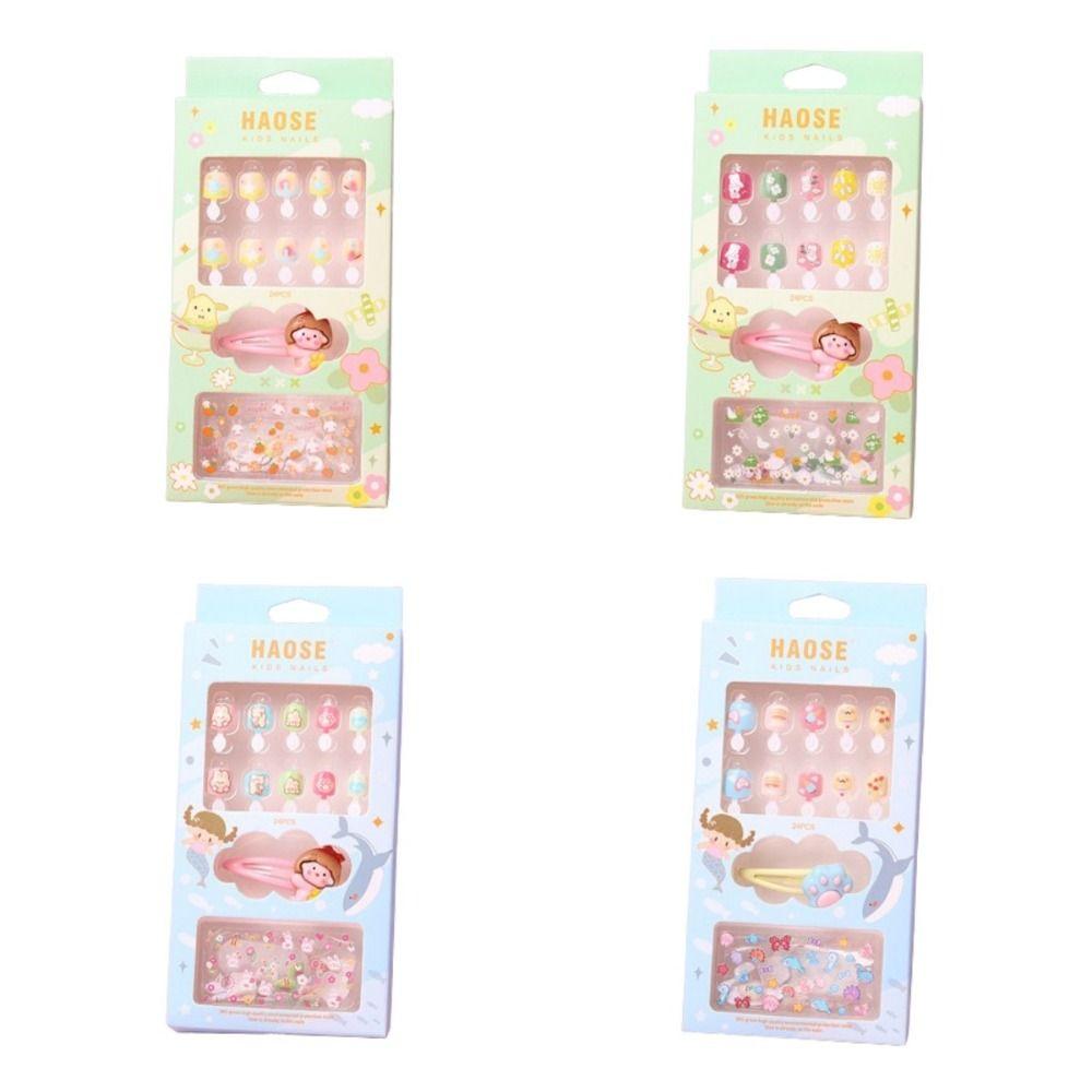 Waterproof Full Cover False Nail Tips Detachable Kids Fake Nail Extension Children Style 6
Waterproof Full Cover False Nail Tips Detachable Kids Fake Nail Extension Children Style 6